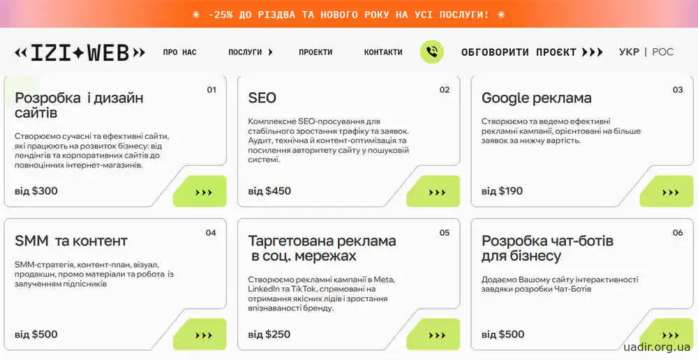 Digital-агентство повного циклу IZI WEB