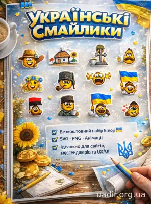 Українські анімовані смайлики